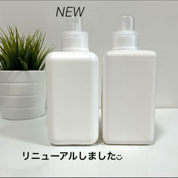 【送料無料】角タイプ洗剤ボトル詰め替え容器2本 4枚目の画像