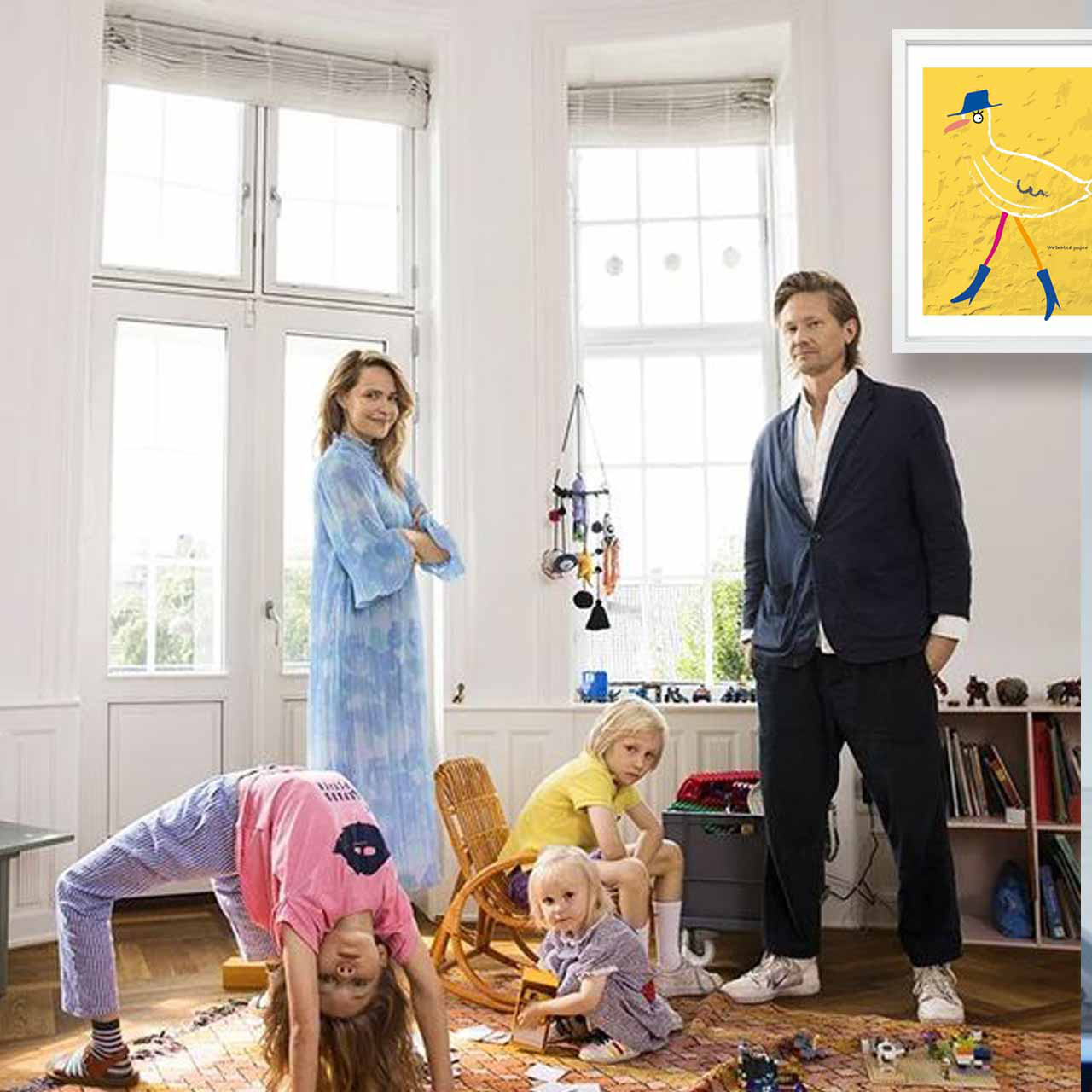 Stylish 　鳥　イラスト　ポスター　A4 A3 A2 A1　アート  　アートポスター　sei検索新着順　2484