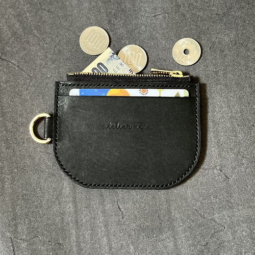 小さなフラグメントケース【ブラック】ミニ財布カードケース コイン