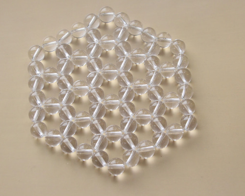 ヘキサゴンマット(約8×9cm) 8mm 天然水晶AAA(ブラジル産) その他