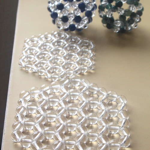 ヘキサゴンマット(約8×9cm) 8mm 天然水晶AAA(ブラジル産) その他