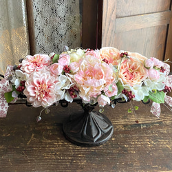 ロココ調 クラシック フラワーアレンジメント限定1点 都内配送限定 フラワーアレンジメント】スタンド花風フラワー