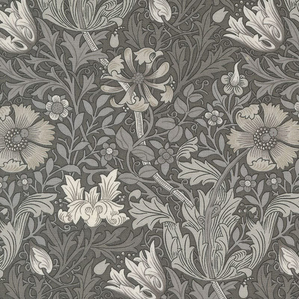 [moda]Moda/康普頓/康普頓/William Morris/棉布/木炭 第2張的照片