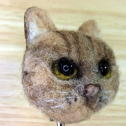 【羊毛フェルト】可愛い猫のブローチ！ 4枚目の画像