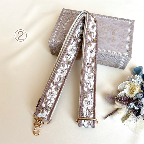 インド刺繍 ショルダー ストラップ ショルダーバッグ mint 通販