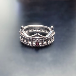 レア❣️グレー アゲート シルバー リング SILVER 925 12号 ドルジーアゲートxG×RG Silverリング（№84) 指輪・リング