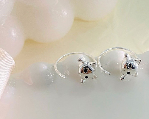 フックピアス　シルバー925 ボディピアス　ハンドメイド　フープピアス 65902122867a24041eeef286310e81