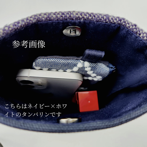 新色出ました！ミナペルホネン/タンバリンネイビー×ライトブルー