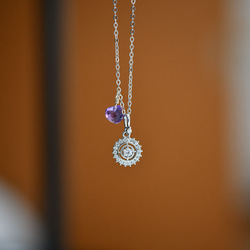 愛情守護石紫水晶與行星項鍊二月生日石 第8張的照片