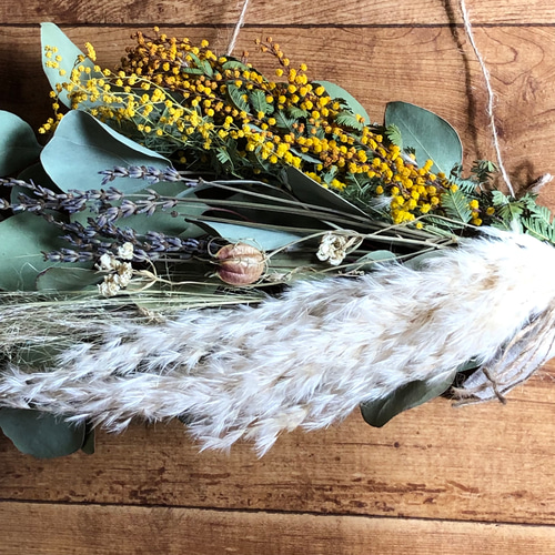 No．131 ミモザのスワッグ 2個セット