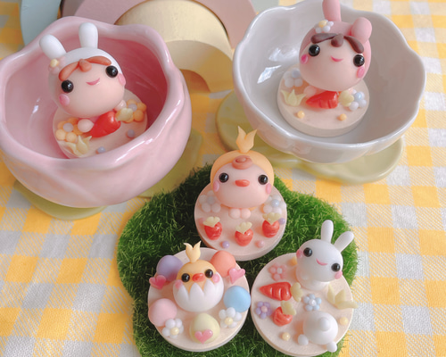 イースター☆ひよこうさぎちゃんタルト