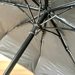 日傘 雨傘 折りたたみ傘 骨8本 晴雨兼用 完全遮光 UVカット G1/白黒 6枚目の画像