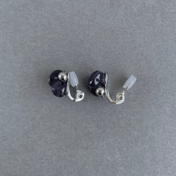 amethyst×silver ピアス/イヤリング 7枚目の画像