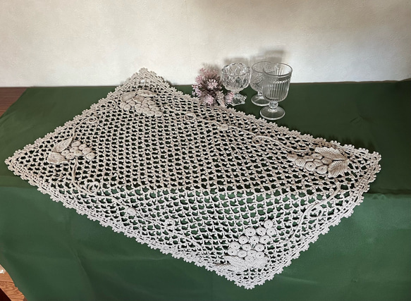 ハンドメイド レース編みドイリーNo.44(2) その他インテリア雑貨 Kazoo