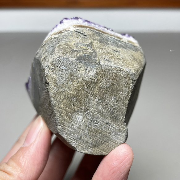 激安 高品質 254.3g　ウルグアイ産 アメジスト　天然石インテリア・置物　原石　クラスター ミニドーム 4枚目の画像