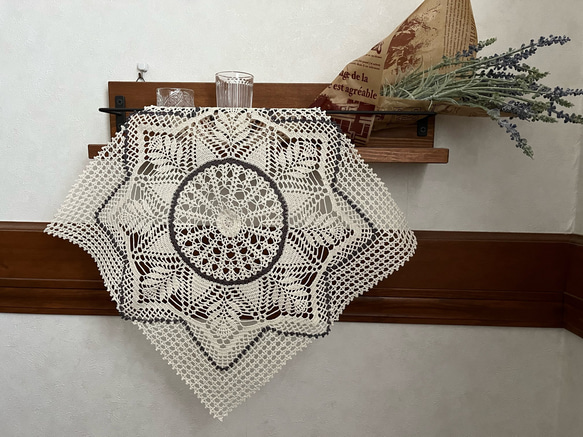専用　ハンドメイド　レース編み　ドイリー ハンドメイド レース編み ドイリー