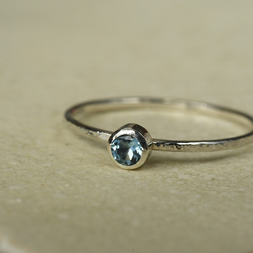 小さく輝く物語〜サンタマリアアクアマリン〜 指輪・リング アトリエ