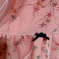 ７６４７　花柄の着物で作ったミニスカート　＃送料無料 4枚目の画像