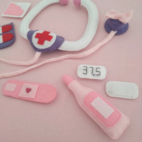 36 フェルトままごと お医者さん オーダーページ フェルトままごと