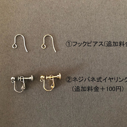 【No.225】王室御用達の砂糖菓子 サージカルステンレス使用　イヤリングにも対応　ピアス　チェコビーズ 5枚目の画像