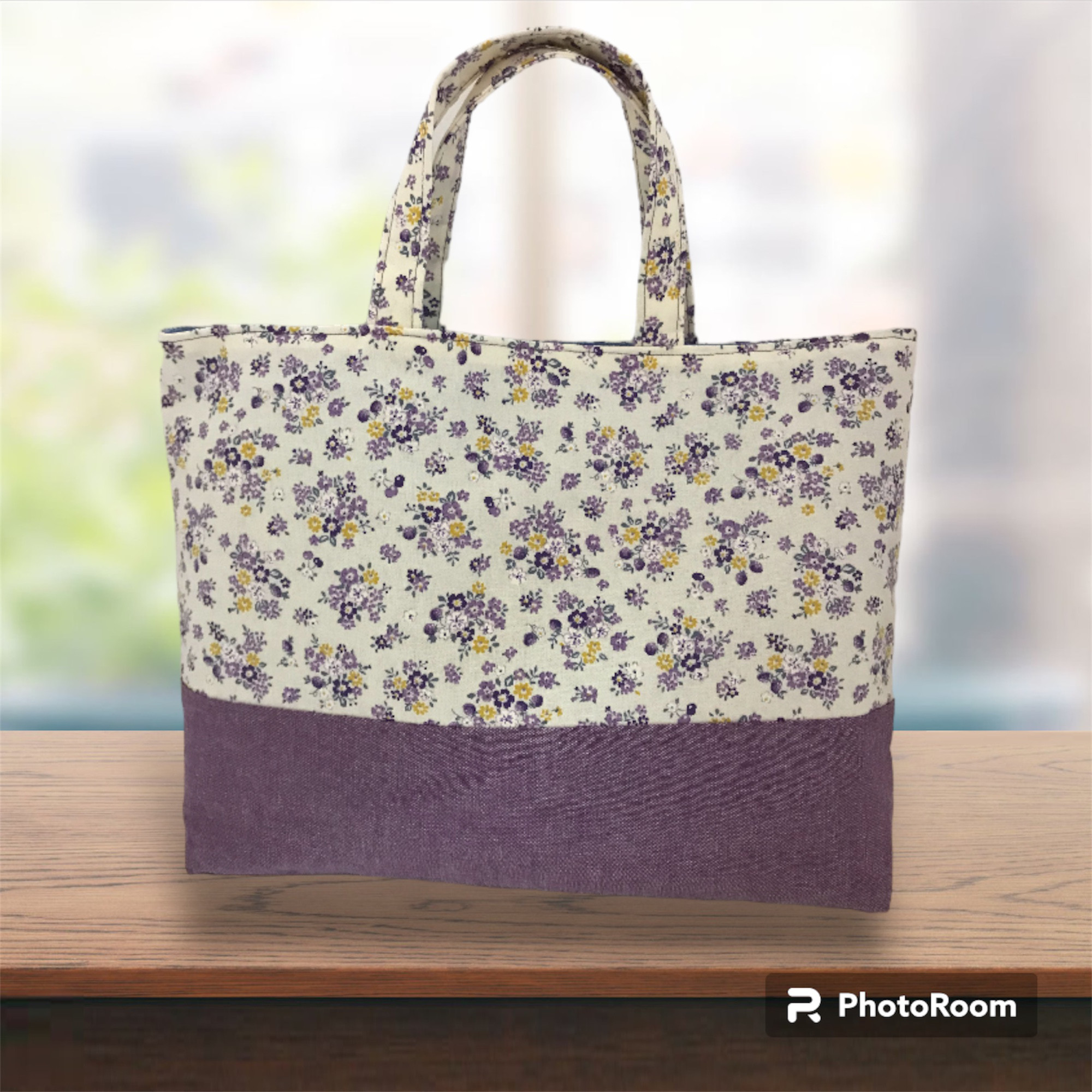【chacoco34】ハンドメイド＊トートバックセット ハンドメイド 手提げバッグ エコバッグ・サブバッグ chii-chii