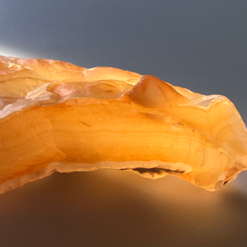 オレンジ瑪瑙　カーネリアン 国産赤瑪瑙 天然カーネリアン原石 ○ 日本天然瑪瑙原矿 Japanese