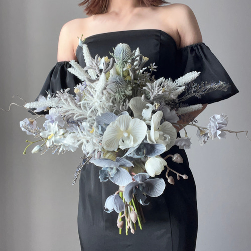 ウェディングブーケ 胡蝶蘭 和装 洋装 アーティフィシャルフラワーブーケ ウエディングブーケ アーティフィシャルフラワーブーケ 結婚式 胡蝶蘭
