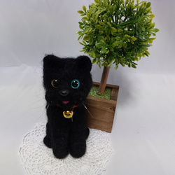 羊毛フェルト黒猫さん 1枚目の画像