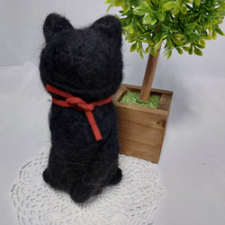 羊毛フェルト黒猫さん 3枚目の画像
