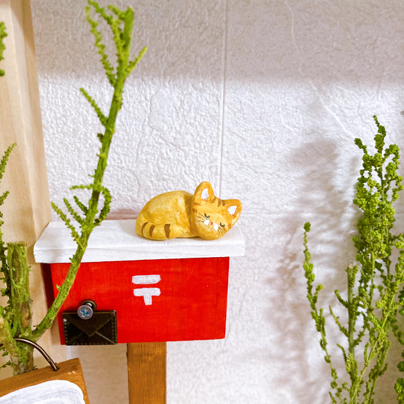 ゴールデンレトリバー　ミニチュアガーデン　木工　犬　フィギュア　置物　オブジェ 7枚目の画像