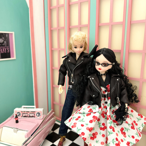 感謝ミニワンピース　リカちゃん　ブライス ブライスちゃん・リカちゃん ギャザーワンピース 服 型紙セット