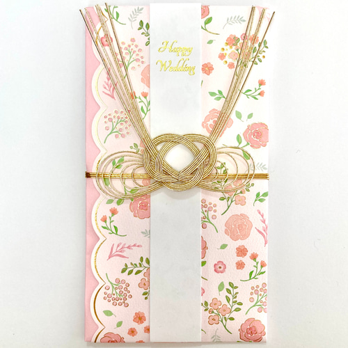 新品《パステルフラワー ピンク》御祝儀袋 御祝い袋 ご祝儀袋 のし袋 祝儀