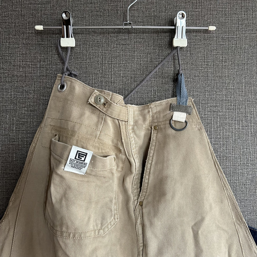 EASYSKANKING リメイクエプロン ワークエプロン カフェエプロン  