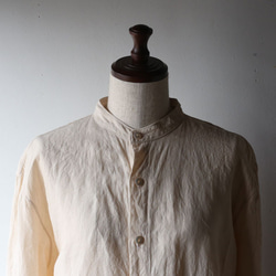 Linen relaxed shirts "Sakura" 2枚目の画像