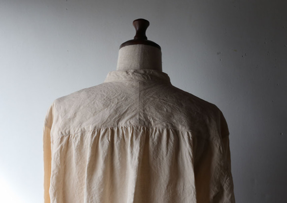 Linen relaxed shirts "Sakura" 5枚目の画像