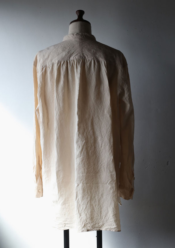 Linen relaxed shirts "Sakura" 4枚目の画像