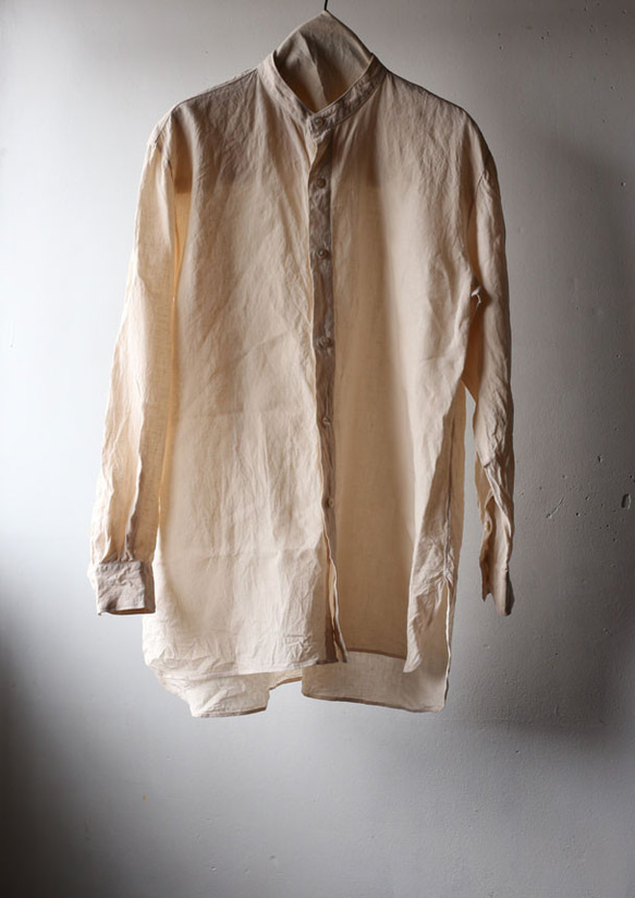 Linen relaxed shirts "Sakura" 6枚目の画像