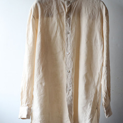 Linen relaxed shirts "Sakura" 7枚目の画像