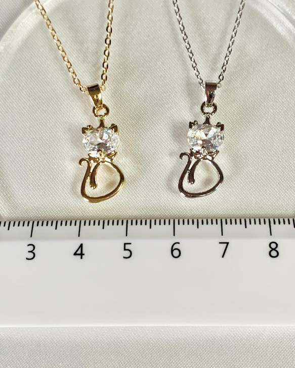 Cute Kitten Necklace （子猫ネックレス） 4枚目の画像