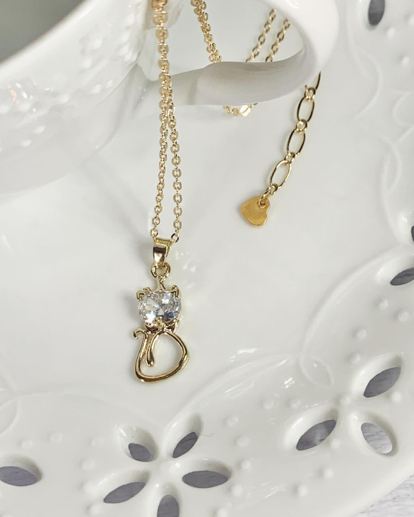 Cute Kitten Necklace （子猫ネックレス） 5枚目の画像