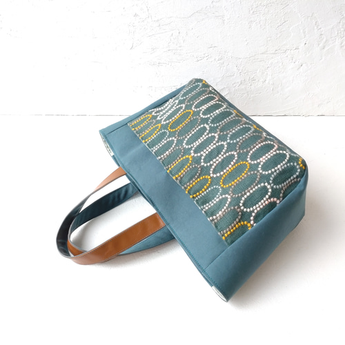 【新品】ミナペルホネン lolo トーストバッグ グリーン 日本製 ミナペルホネン グリーンtarteとキャンバス トートバッグ トート