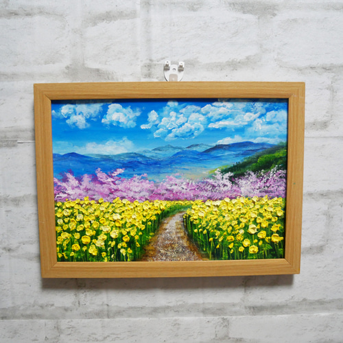 油絵 油彩 油彩画 絵画 絵【桃】 | HIROSHI1990