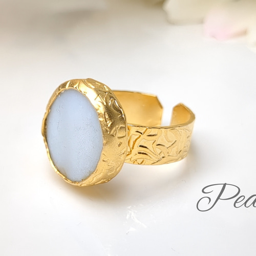 マザーオブパール」の世界でひとつのリング 指輪・リング