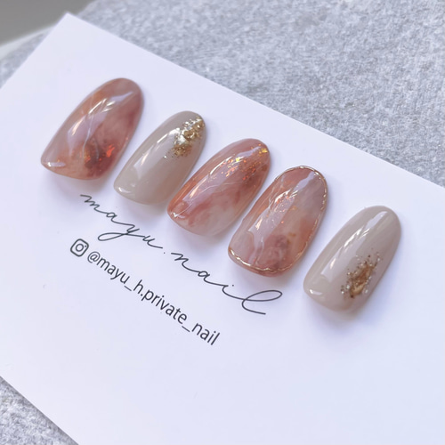 うるつや♡ニュアンスネイルチップ/ブライダルネイル/シンプルネイル