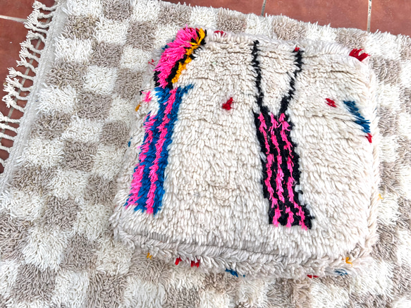 モロッコ プフ pouf アジラル オットマン クッション ラグ 138 モロッコ プフ pouf アジラル オットマン クッション ラグ 138