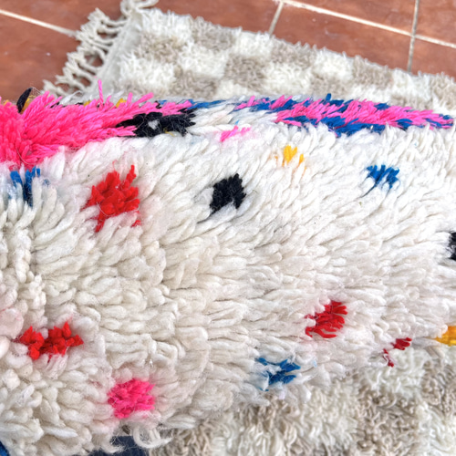 モロッコ プフ pouf アジラル オットマン クッション ラグ 137 【公式