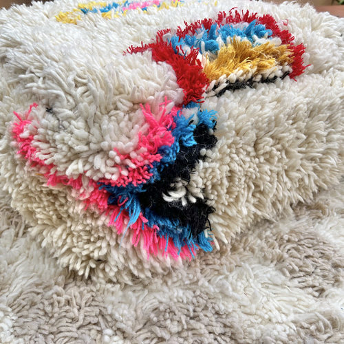 モロッコ プフ pouf アジラル オットマン クッション ラグ 139 椅子