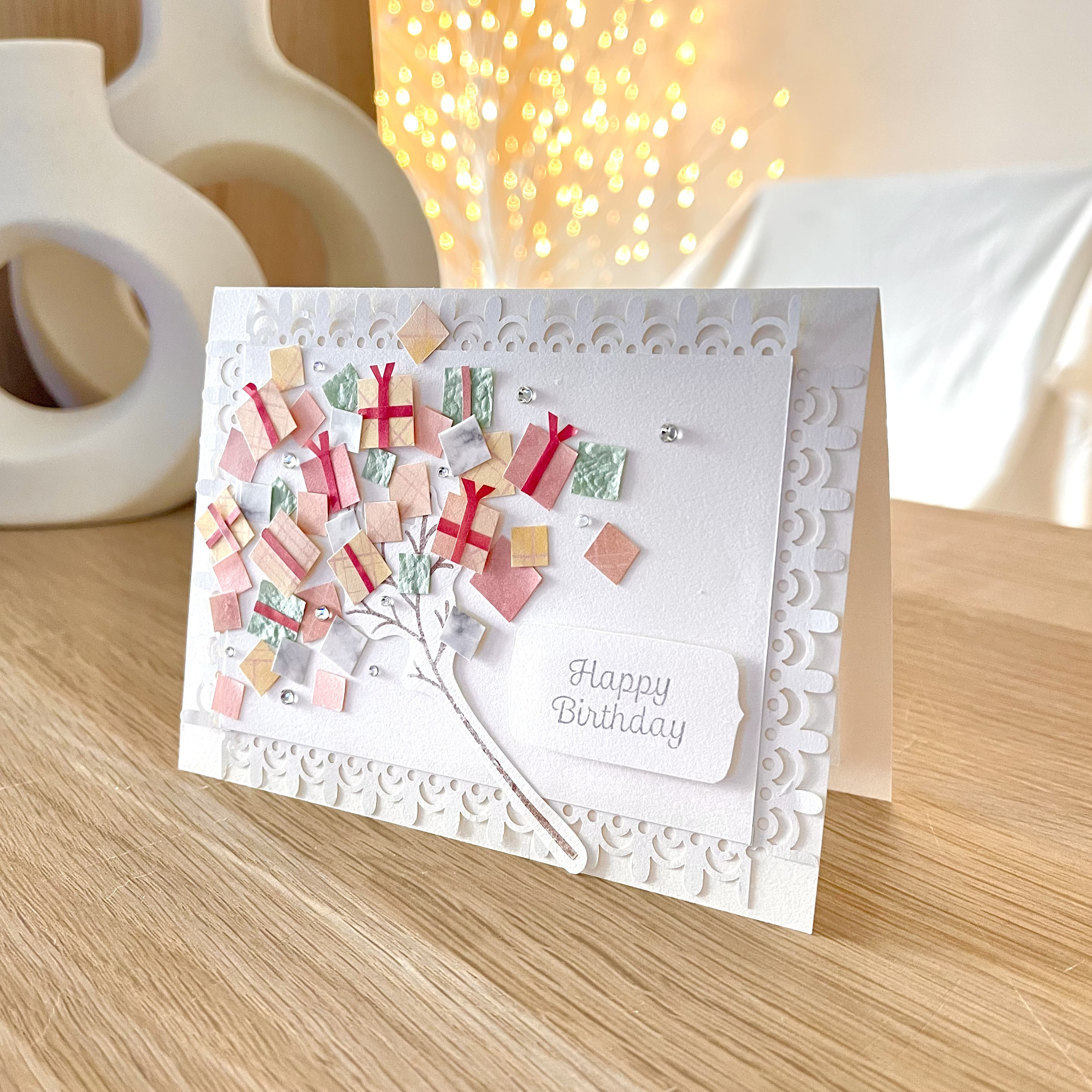 フォロワー様なら388円♡世界に1つだけのバースデーハンドメイドメッセージカード 手作りバースデーカード 139 メッセージカード Lily 通販