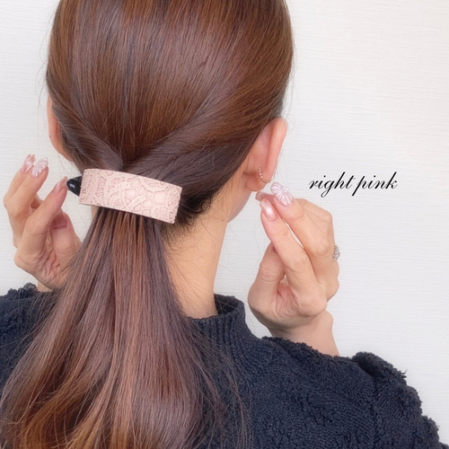 春新作♡emboss clip バナナクリップ アーチ型⭐︎送料無料 ヘア