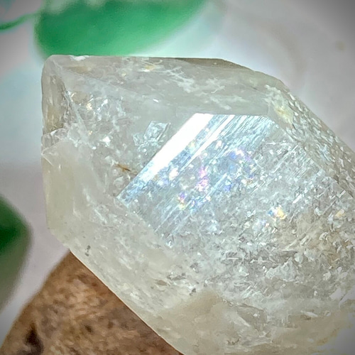 天使のギフト✨ 虹 エレスチャル クォーツ 骸骨水晶 ダブルポイント